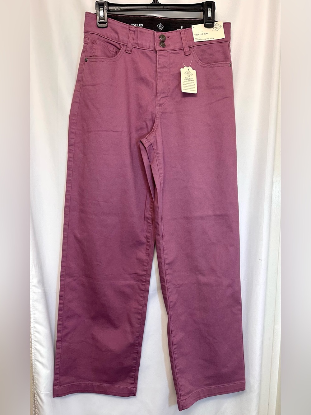 St. John's Bay Wide Leg Pants in Mauve